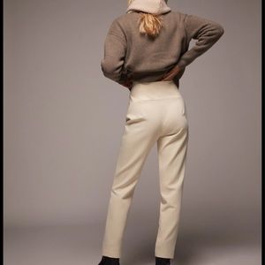 Zara high rise cigarette pants Clearance